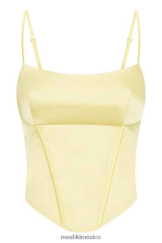 Meshki top corsé largo desirie limón ropa H48F8H1003