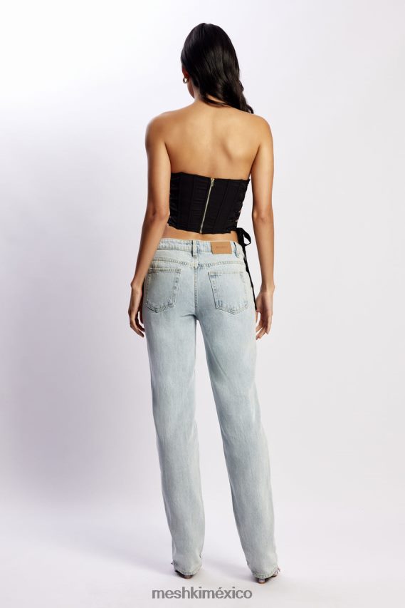 Meshki top corsé sin tirantes elizabeth negro ropa H48F8H1119