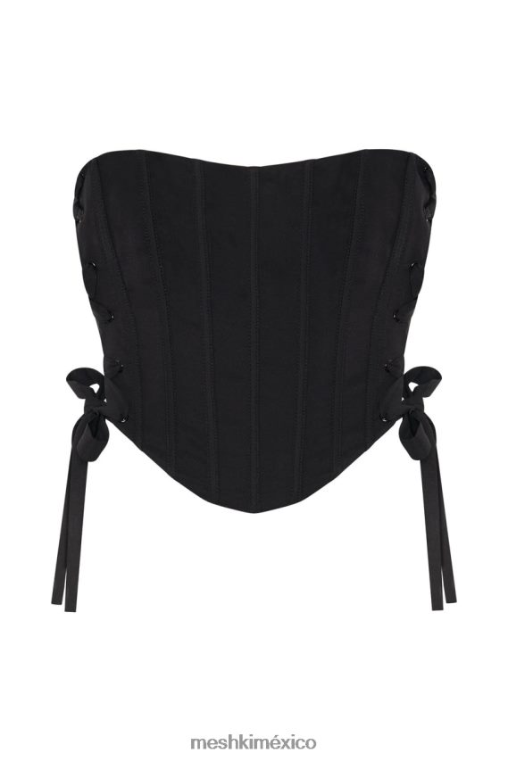 Meshki top corsé sin tirantes elizabeth negro ropa H48F8H1119