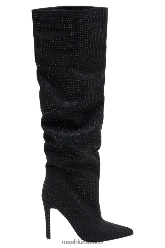 Meshki botas jenner con tacón alto y diamantes negro calzado H48F8H1669
