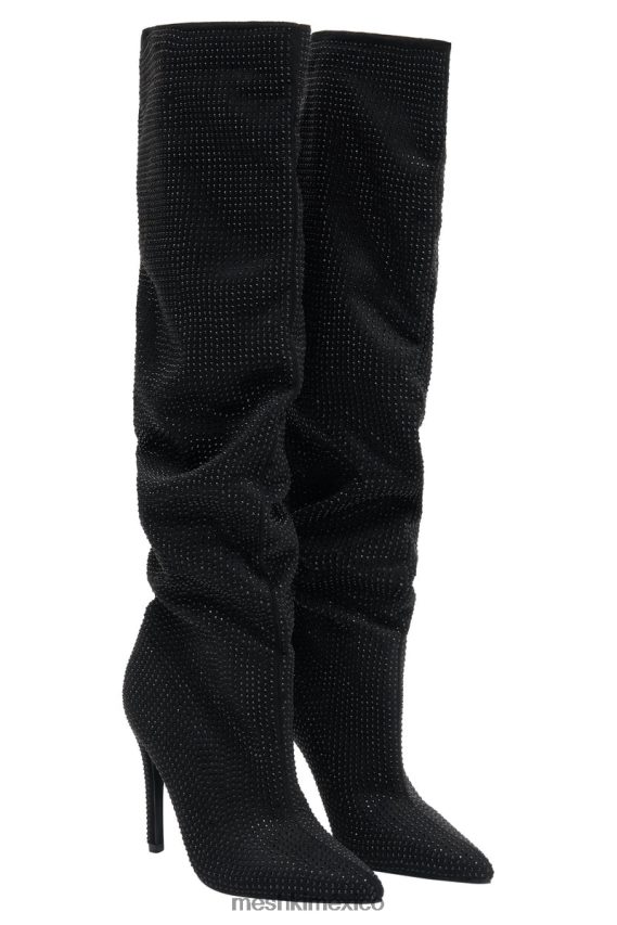 Meshki botas jenner con tacón alto y diamantes negro calzado H48F8H1669